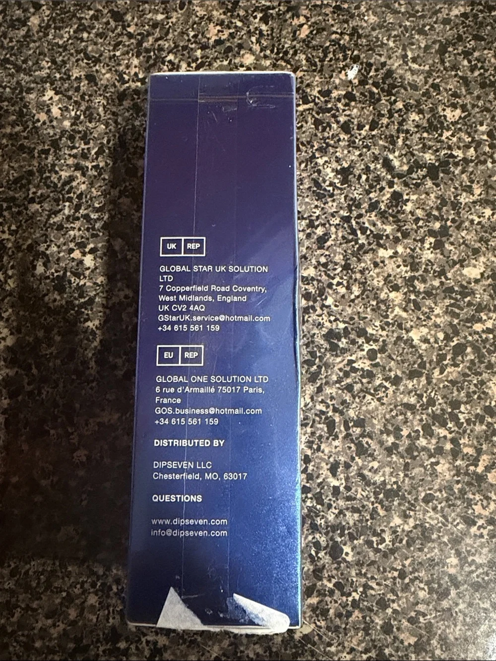 Seven7 Face Cream SPF 30 – Deep Blue Packaging